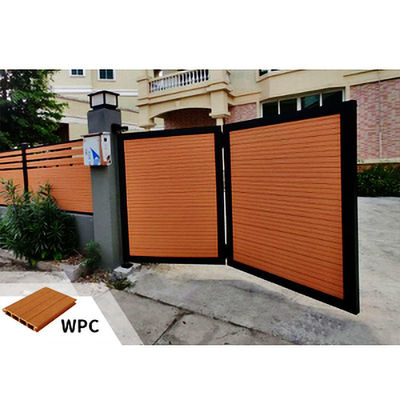 Καλή τιμή. Σύγχρονο Πίνακα WPC για Πύλη Custom WPC ξύλο πλαστικό σύνθετη πύλη σε απευθείας σύνδεση